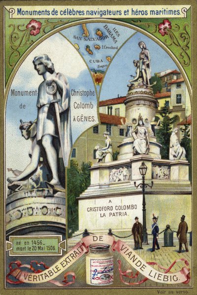 Monument to Christopher Columbus, Genoa by European School